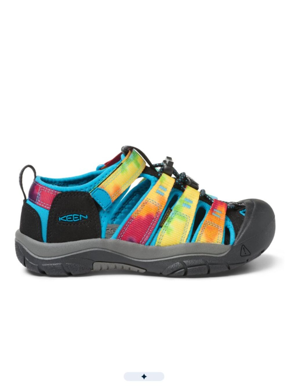 KEEN / Newport H2 Toddler Sandals - Rainbow Tie Dye / Size 4